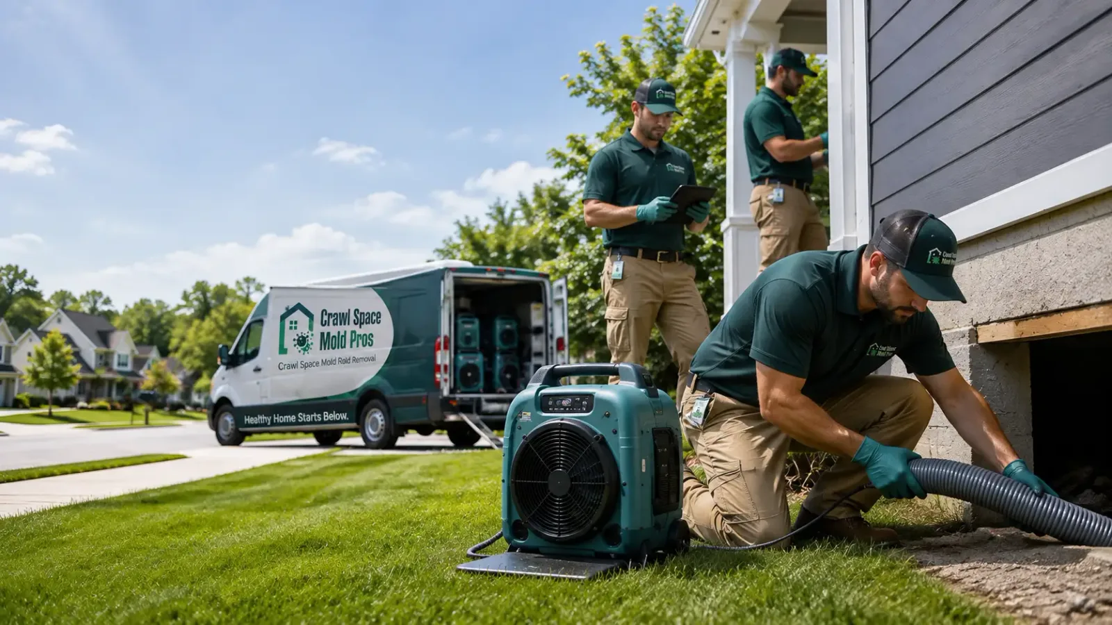 Crawl Space Mold Removal in Churchville, NY